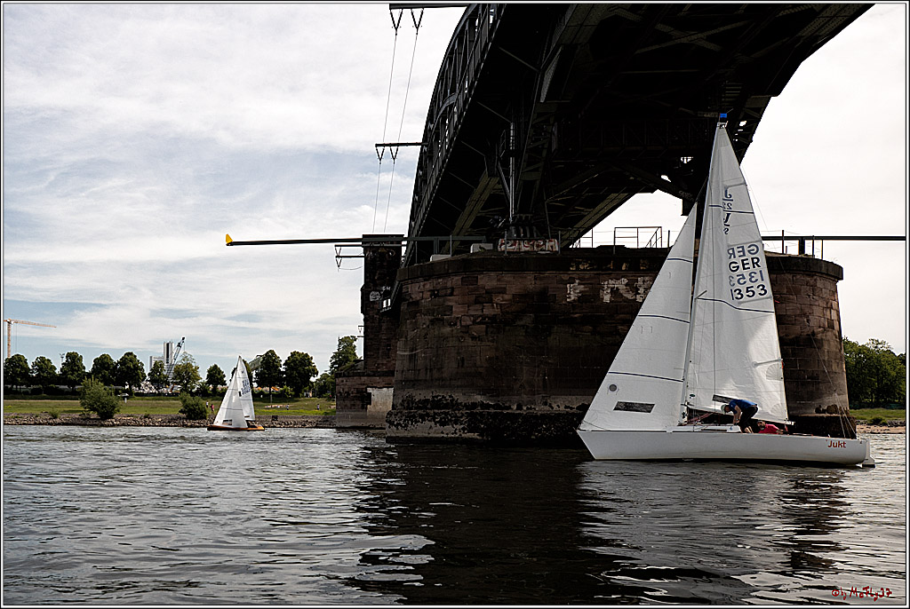 100 Jahre Rheinwoche 2022 - 1. Wettfahrt Porz - Hitdorf, 03.06.2022,